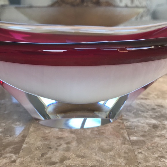 Swedish Paul Kedelv Coquille Glass Bowl, 1950’s. - Picture 2 of 7